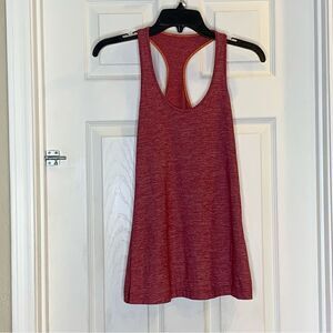 Lululemon Cool Racerback Tank Heathered Cranberry Size 2